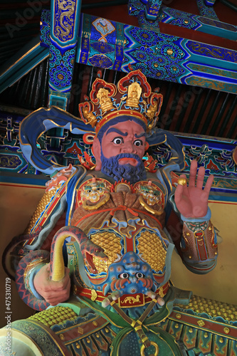Celestial sculptures in Chinese temples, Beijing