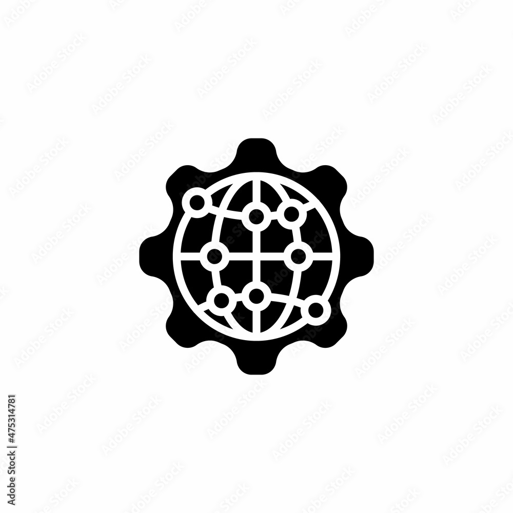 Fototapeta premium Social Networking icon in vector. Logotype