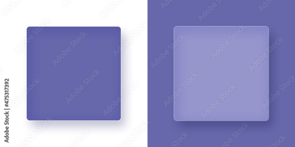 Abstract Very periwhite square geometric shapes with blurred shadows on lilac background for product presentation and promotional products. Flat lay, copy space, Color of the year 2022 Abstract Very periwhite square geometric shapes with blurred shadows on lilac background for product presentation and promotional products. Flat lay, copy space, Color of the year 2022
