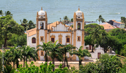 The colonial architecture of Olinda in Pernambuco, Brazil.