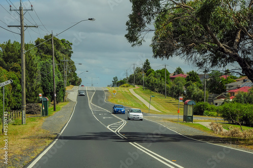 Roads in Australia in Victoria in the suburb of Melbourne, Hallam.