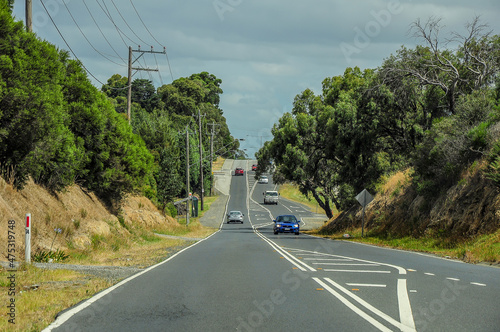 Roads in Australia in Victoria in the suburb of Melbourne, Hallam.