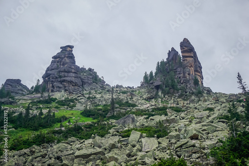 Rocks Fortress in Ergaki Nature Reserve