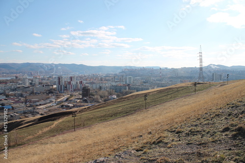 Krasnoyarsk, panoramic view on the city