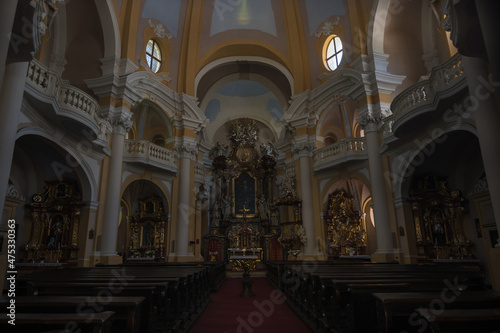 Karlovy Vary, Czech Republic, June 2019- interior view of  St Mary Magdalene's Church  © Bernard Barroso