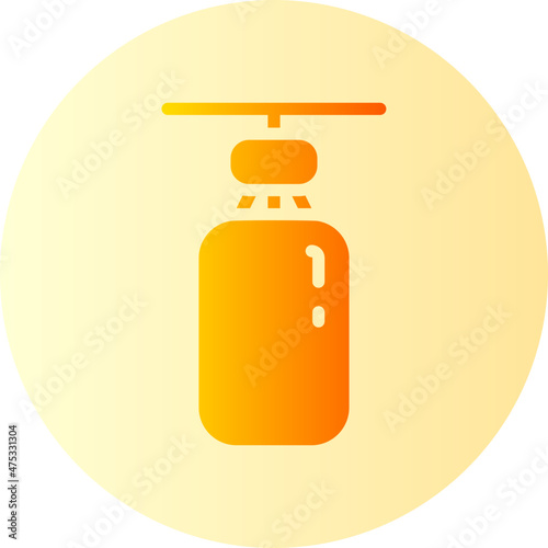 punching bag gradient icon