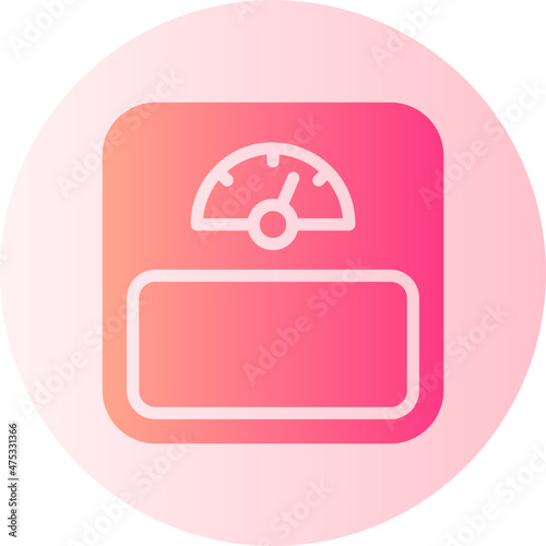 weight gradient icon