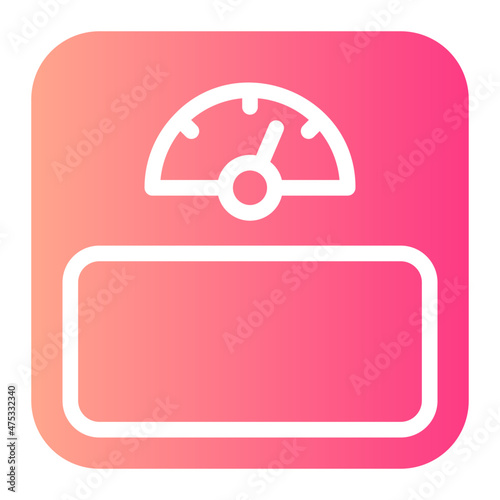 weight gradient icon