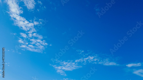 blue sky with clouds for clean background