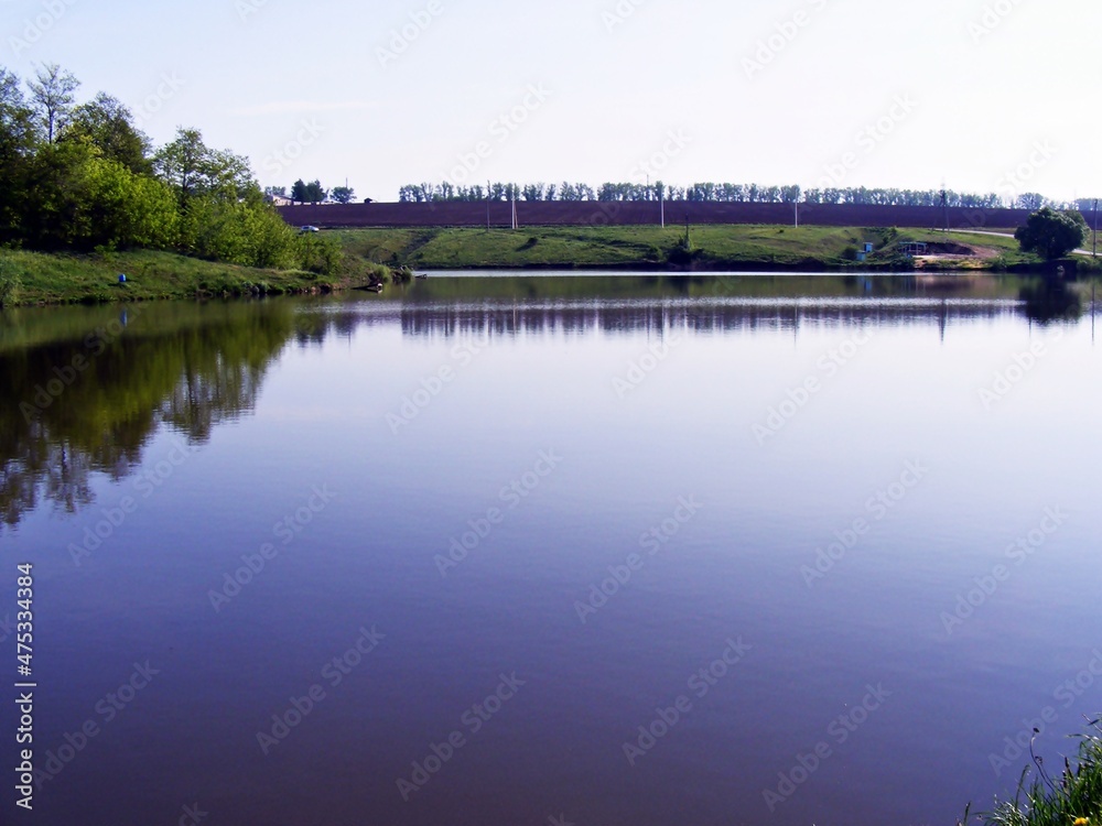 Fototapeta premium lake in the park