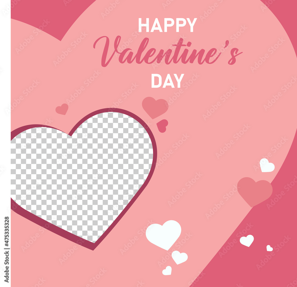 valentine day red and pink post design part ninety six