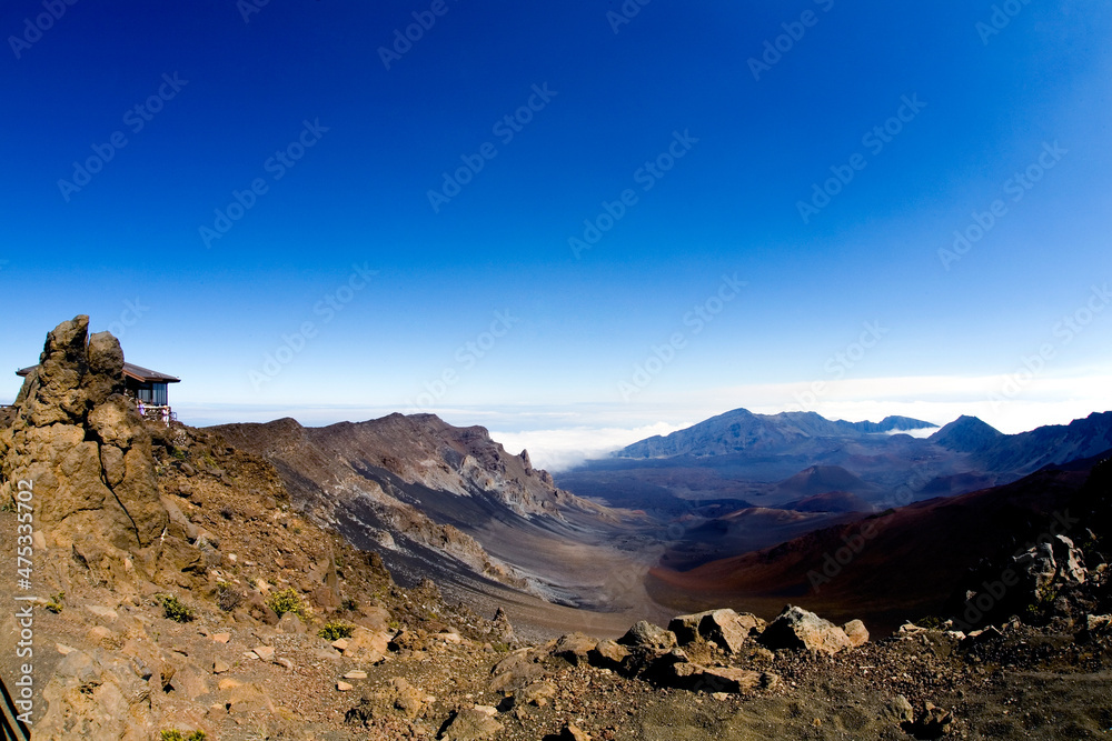 maui volcano w/ sky