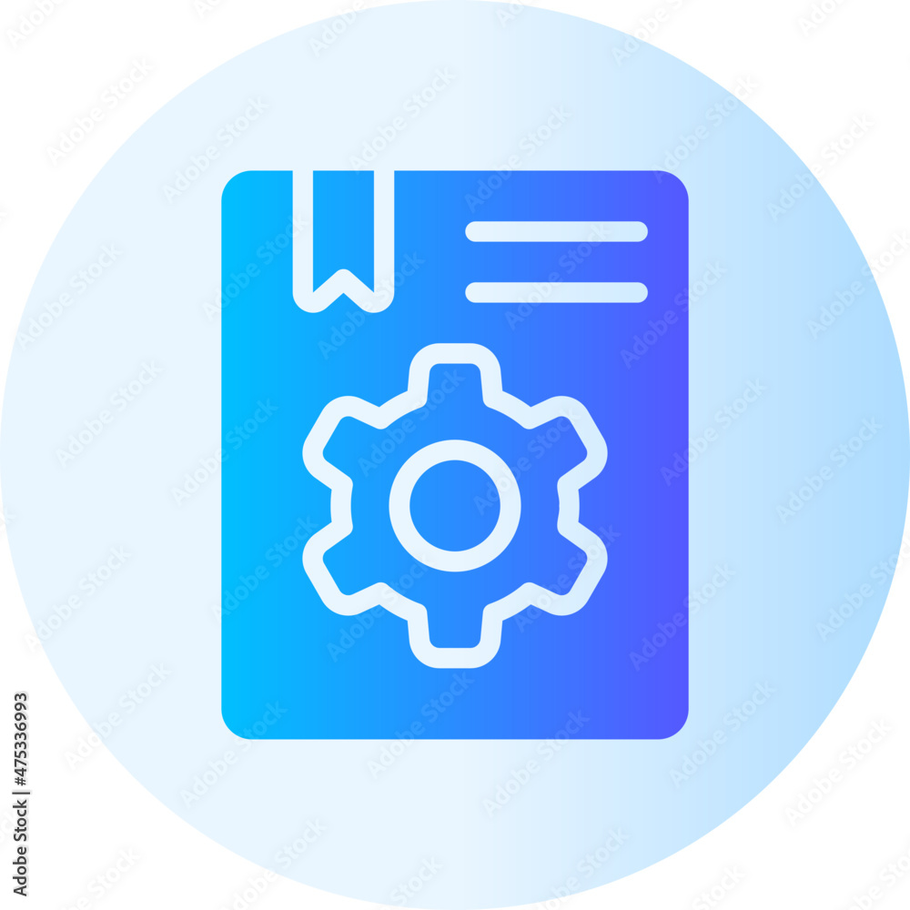 manual gradient icon manual gradient icon