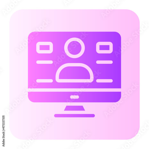 videocall gradient icon