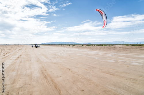 Kite Buggy in Delta del Ebro Tarragona Spain