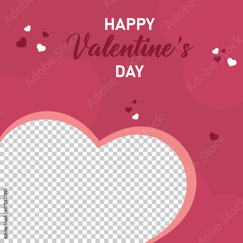 valentine day red and pink post design part ninety seven