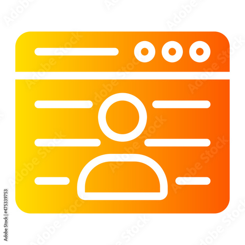 videocall gradient icon