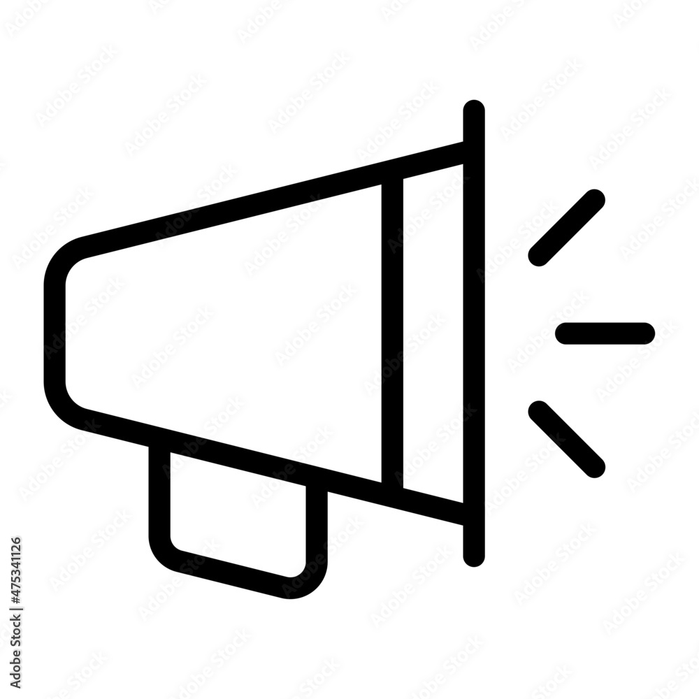 megaphone line icon megaphone line icon