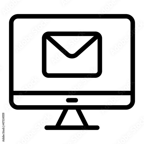 mail line icon