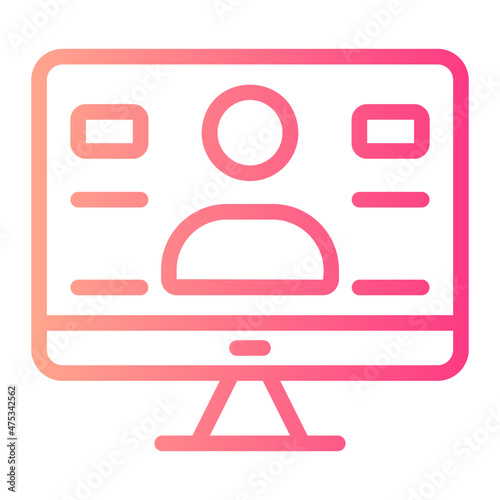 videocall gradient icon