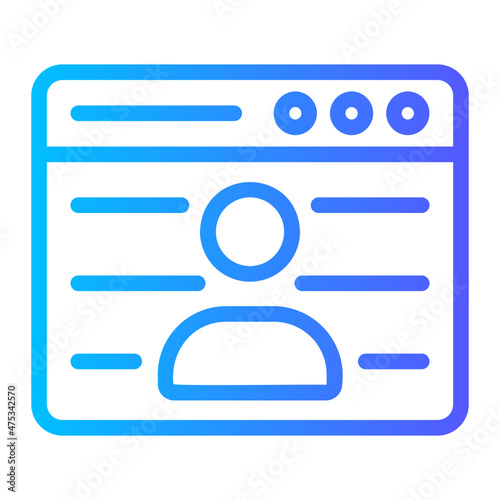 videocall gradient icon