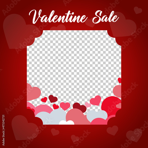 valentine day red and pink post design part one hundred