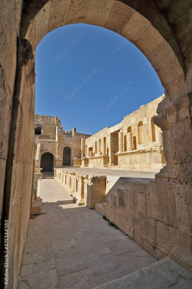 Roman theater in Jerash, Jordan 