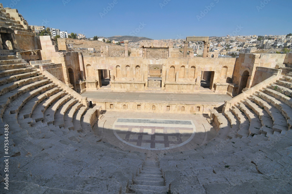 Roman theater in Jerash, Jordan 
