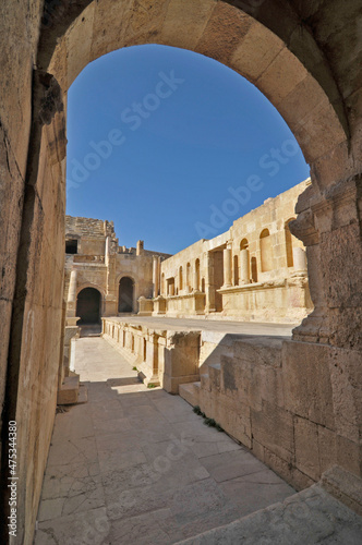 Roman theater in Jerash  Jordan 