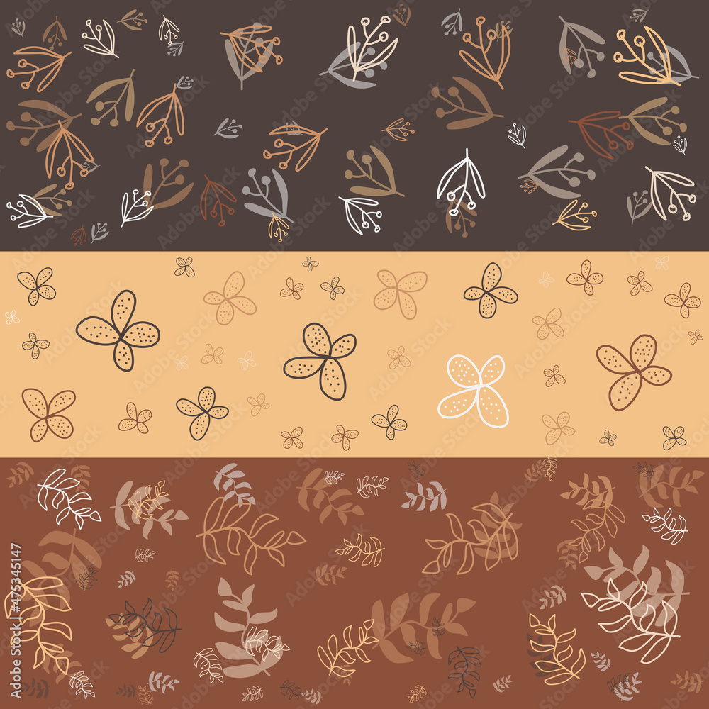 Floral Digital paper pattern Floral Digital paper pattern