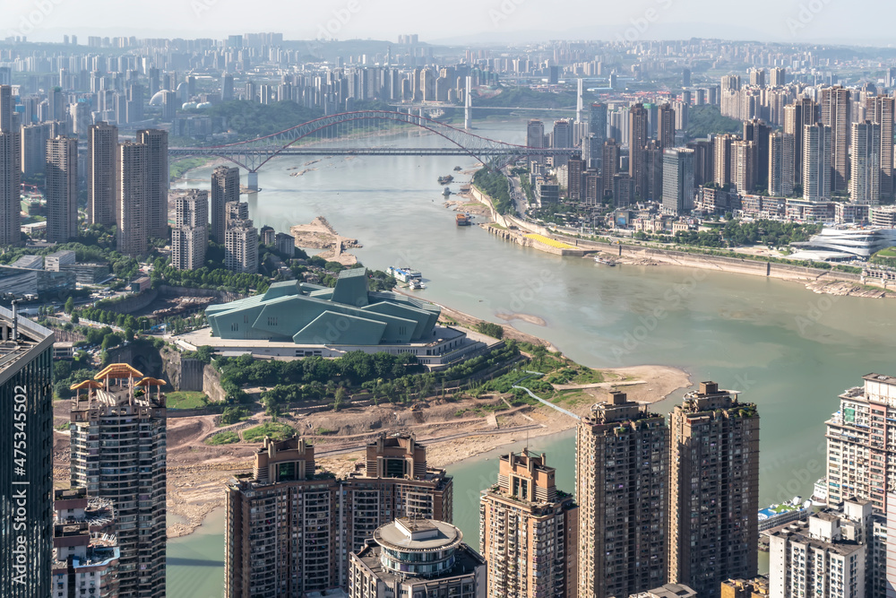 Fototapeta premium Modern metropolis skyline, Chongqing, China,