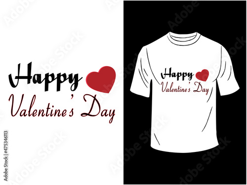 Happy Valentine's Day T-shirt Design