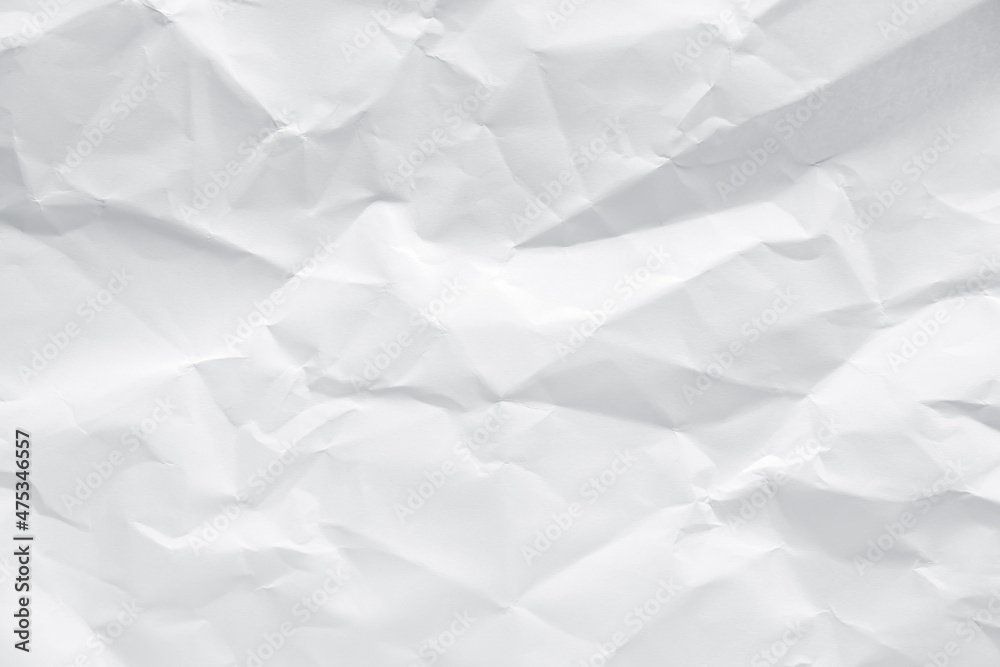 White crumpled paper texture background. White crumpled paper texture background.
