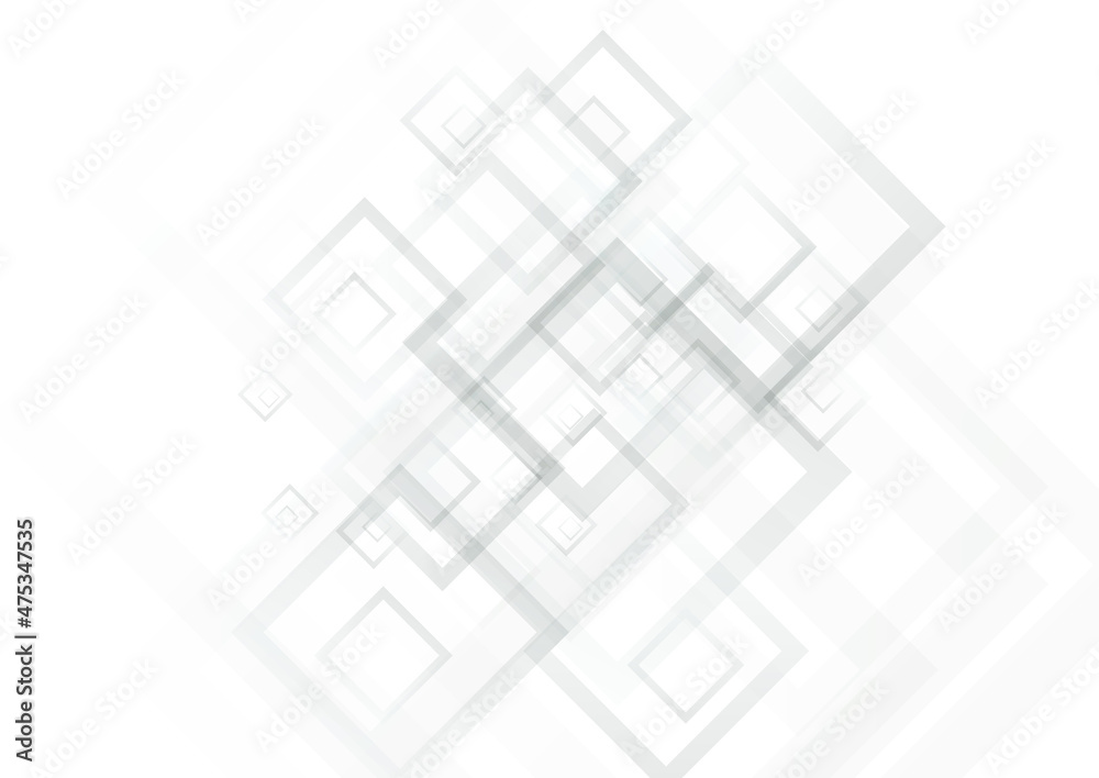 Gray Square Abstract Vector Background. Style