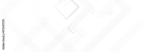 White Element Shape Vector Panoramic Background.