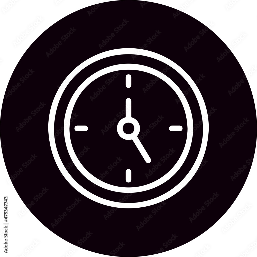 clock glyph icon clock glyph icon
