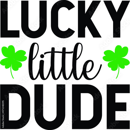 Lucky little dude vector arts