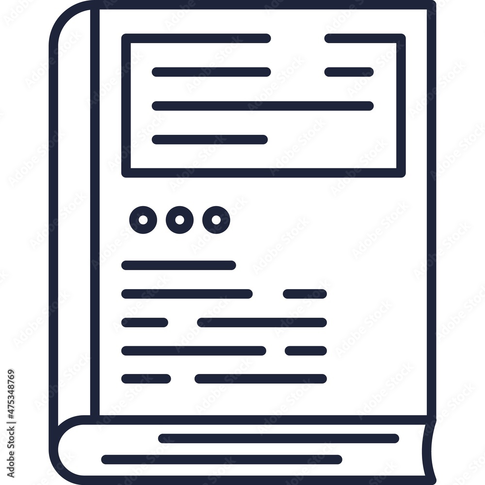 Ebook icon book reader app vector logo Ebook icon book reader app vector logo