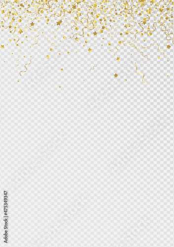 Yellow Serpentine Abstract Vector Transparent