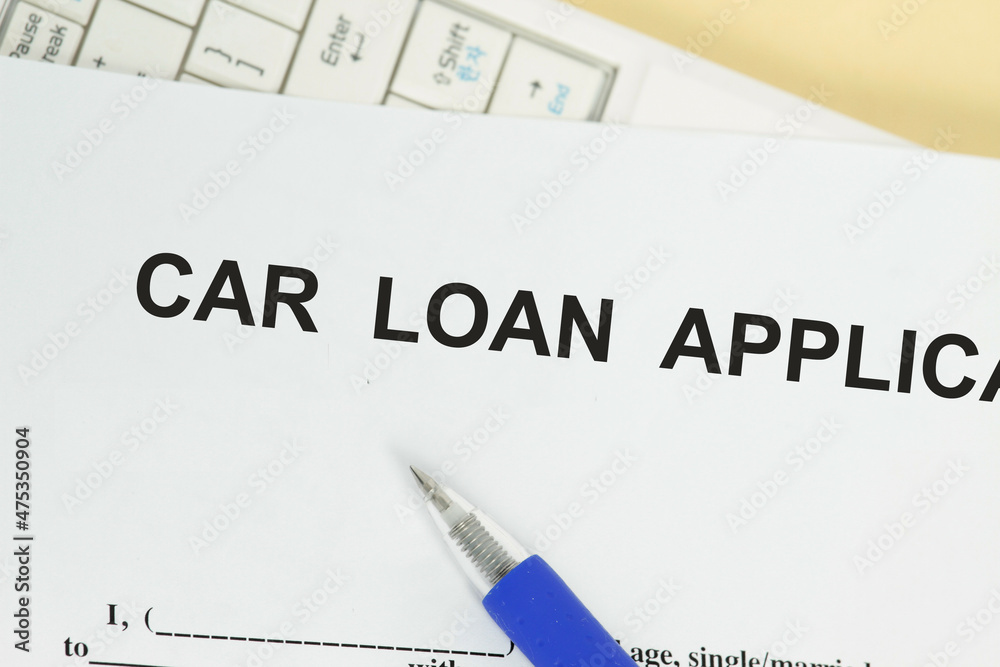 Obraz premium Car loan