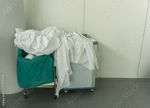 Εκτύπωση καμβά pile of dirty clothes