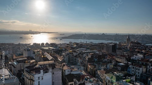 Istanbul Bosphorus All Day Long Term Timelapse 