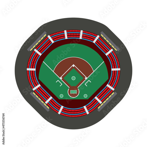 Baseball Stadium Icon