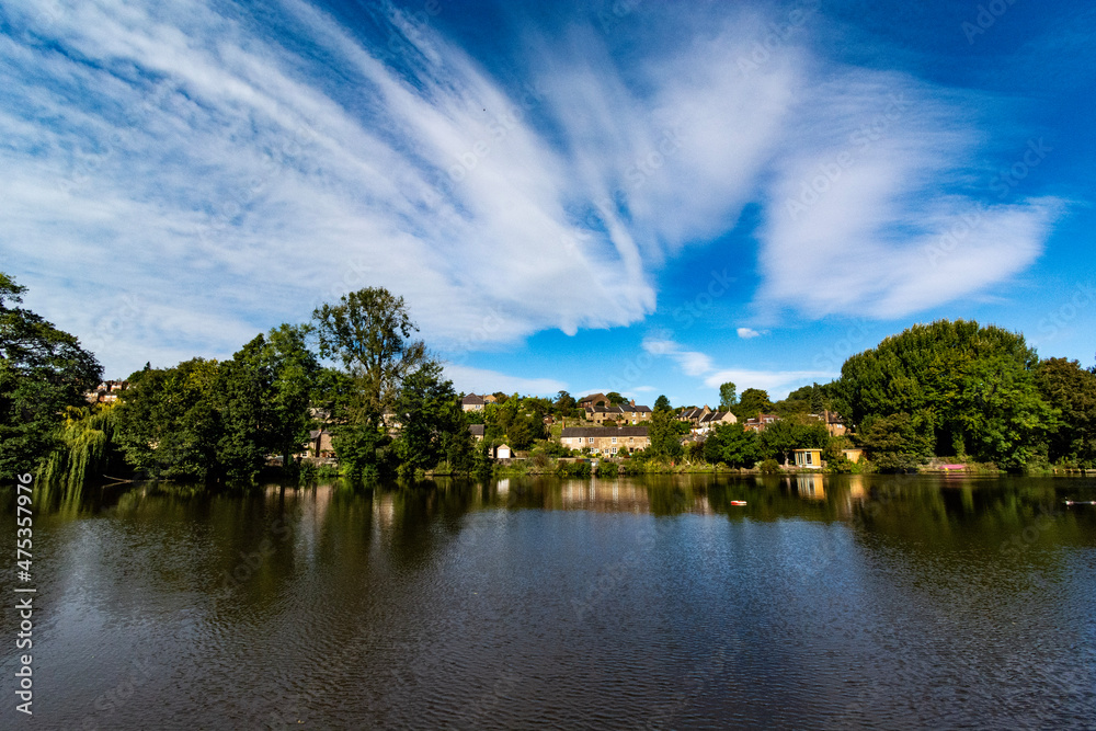 landscape with lake landscape with lake