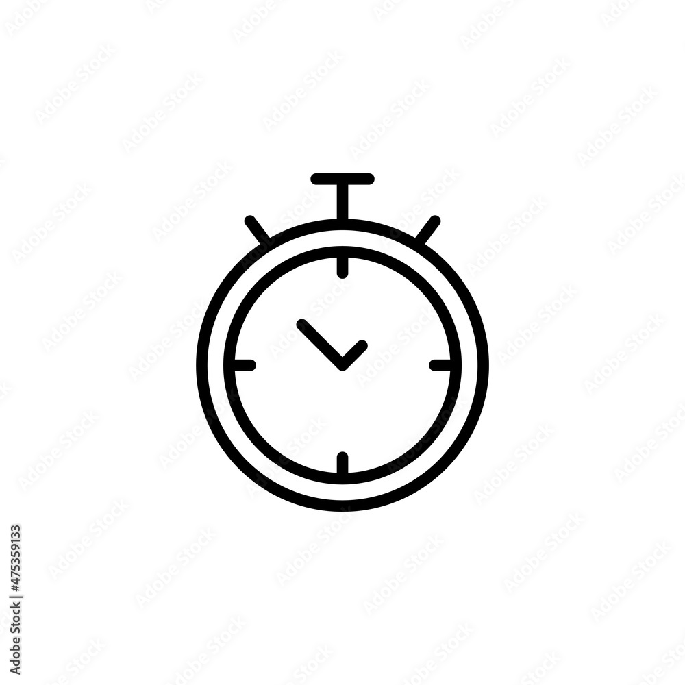 Clock icon vector illustraion. Time symbol Clock icon vector illustraion. Time symbol