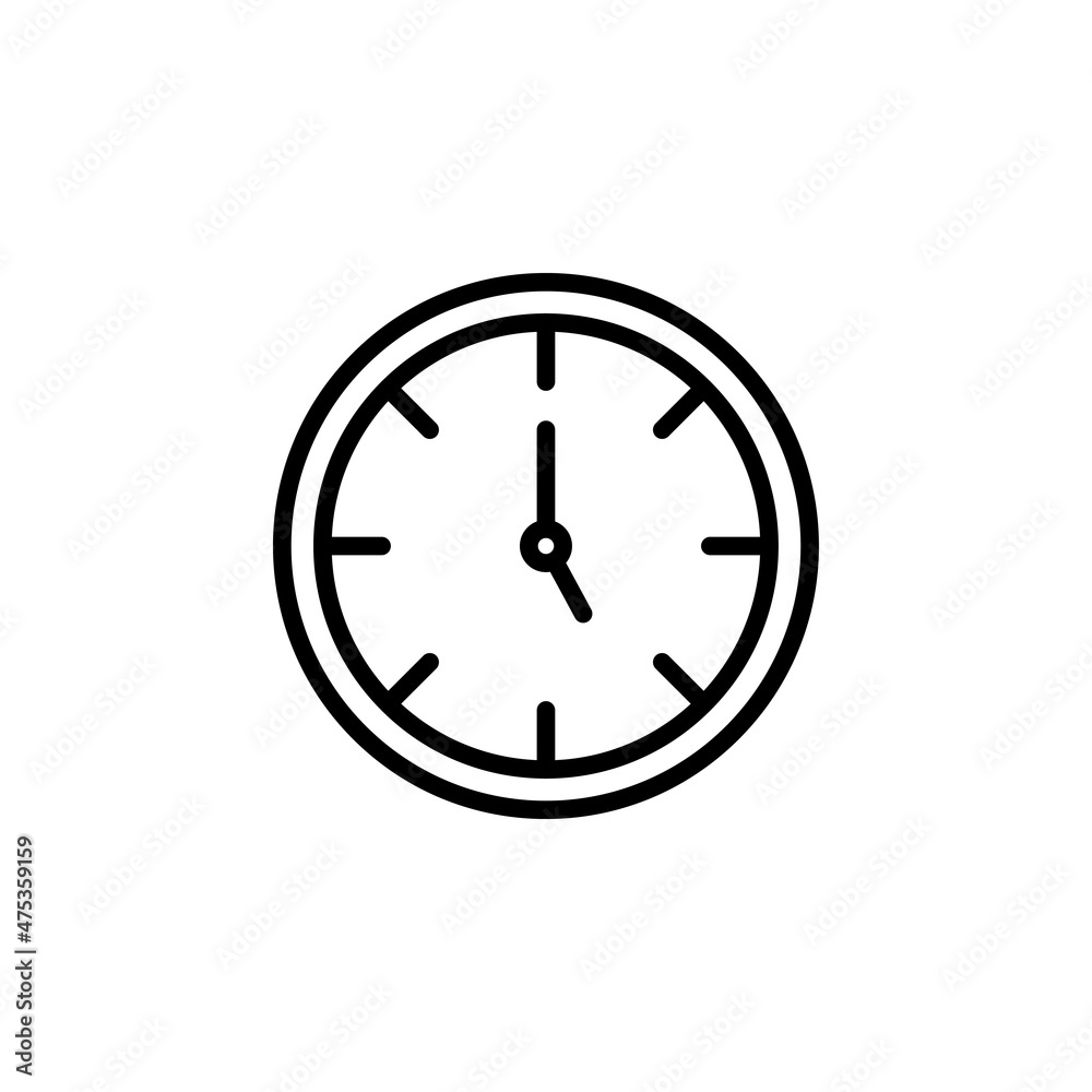 Clock icon vector illustraion. Time symbol Clock icon vector illustraion. Time symbol