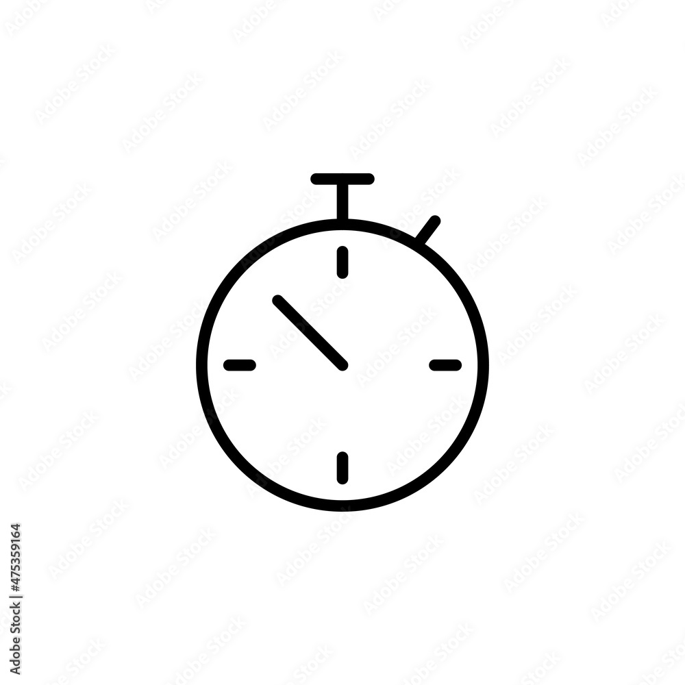 Clock icon vector illustraion. Time symbol Clock icon vector illustraion. Time symbol