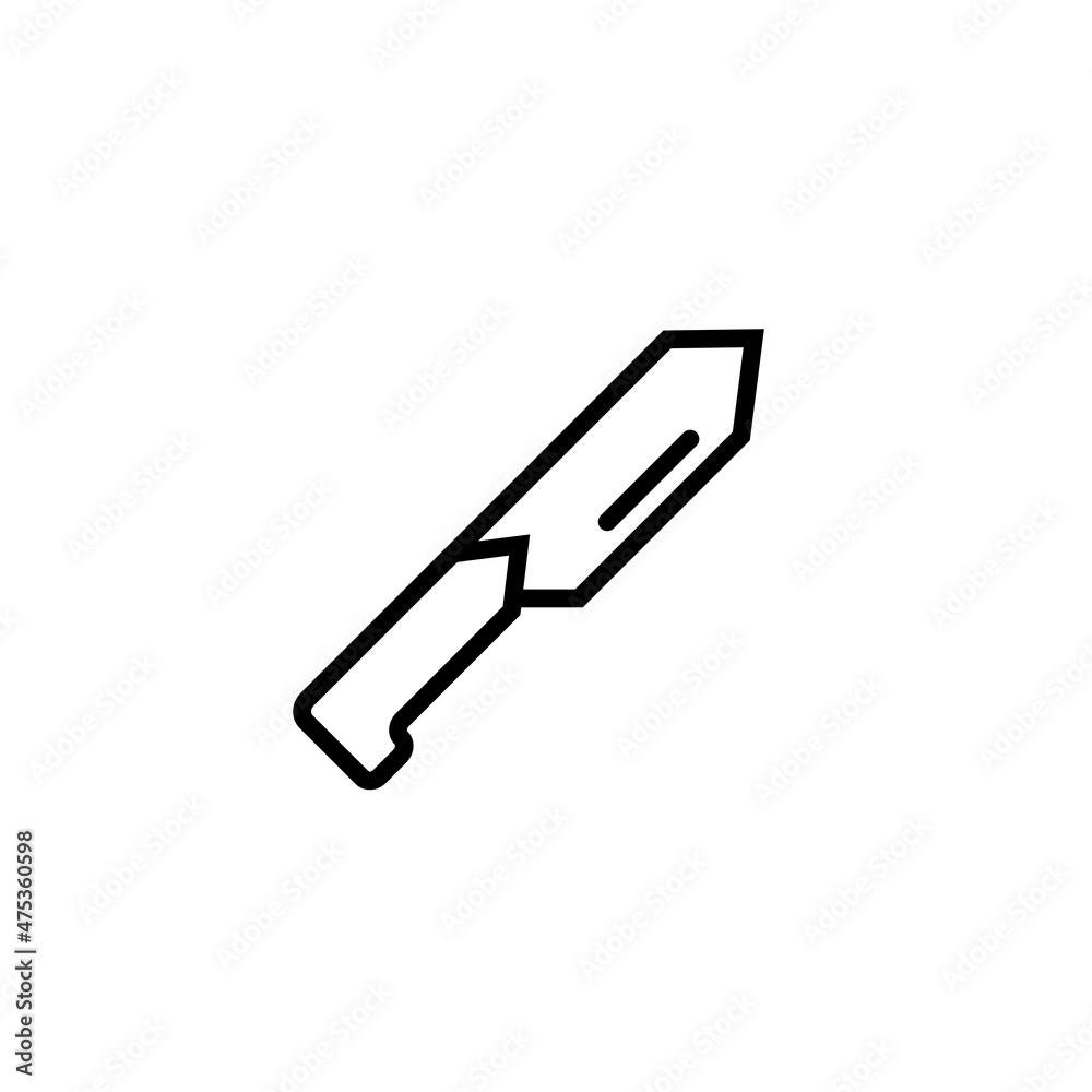 knife icon vector illustration knife icon vector illustration