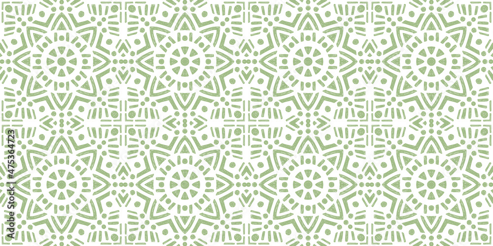 Oriental Pattern - Abstract Endless Vector Background