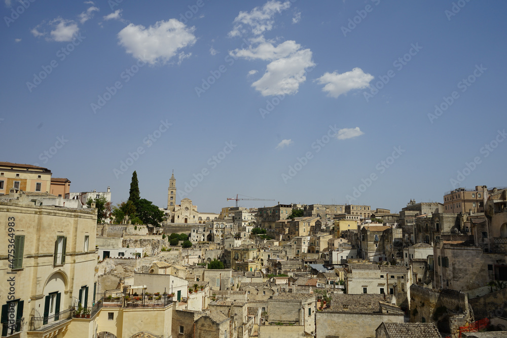 View on the Matera stones, Basilicata - Italy